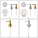 thumbnail image 5 of Molde de resina de silicona antiadherente, artículos de tocador cosméticos, botella de Spray para manualidades, molde dispensador de baño epoxi, decoraciones, juego de moldes redondos para mujeres Advancent HA009867-04, 5 of 6