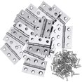 thumbnail image 1 of Bisagra ZAQW de acero inoxidable de 2 pulgadas con 120 tornillos (20 piezas), 1 of 6