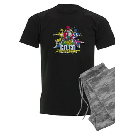 

CafePress - Go Go Power Rangers Group Shot - Men s Dark Pajamas