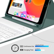 Timoom Keyboard Case for iPad 9.7 Inch Air 2th Gen, iPad 5th/iPad 6th Generation (2017/2018) Case with Pencil Holder, Magnetically Detachable Wireless Keyboard Stand Cover for iPad 6 iPad 5