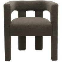 Meridian Furniture Athena Brown Boucle Fabric Accent/Dining Chair