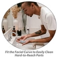thumbnail image 2 of Esponja facial exfoliante de 4 piezas, esponja triangular de maquillaje para limpieza facial, lavado y eliminación de maquillaje, almohadilla exfoliante reutilizable para depurador facial, 2 of 6