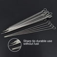 thumbnail image 4 of Czcpp Brochettes en Acier Inoxydable 8 Pouces 12 Pcs, Brochettes BBQ, Brochettes Réutilisables en Acier Inoxydable pour Grillades Brochettes Viande Poulet Légumes Apéritif, 4 of 4