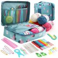 thumbnail image 1 of 13 Pair Crochet Hook Circular Knitting Needles Set with Case Aluminium Hand Sewing Set DIY Weaving Sewing Crafts Knitting Tools, 1 of 7