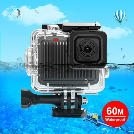 For GoPro HERO 4K 2024 PULUZ 60m / 196ft Waterproof Housing Protective Case with Buckle Basic &