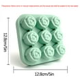 thumbnail image 3 of kayannuo Ice Cube Tray Silicone Ice Tray Whiskey 9 Even Funnel Free Rose Ice Box Ice Mould Mini Ice Cube Trays, 3 of 4