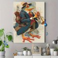 thumbnail image 4 of Frog Musician Trumpet Canvas Wall Art 15.75x11.81 Inches, 4 of 8