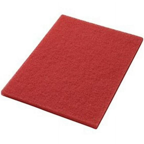 14 x 20 in. Red Buffing Pad - 5 Per Case