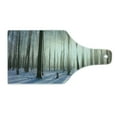 thumbnail image 2 of Woodland Cutting Board, Wintertime Forest on a December Morning Snowy Sunshine Shadows Trunk, Decorative Tempered Glass Cutting and Serving Board, in 3 Sizes, by Ambesonne, 2 of 5