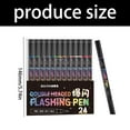thumbnail image 3 of Giaone Double Ended Flash Marker Set with Night Glow Feature Acrylic Marker Pen Set, 3 of 7