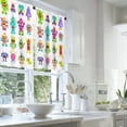 thumbnail image 2 of LALILO Kitchen Curtains and Valances Set of 3 36" Monster Window Treatment Tiers for Window Decor, 2 of 5