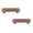 Brown 2Packs, variant on Small Wood Pallet Base Stand Farmhouse Bathroom Decor Wooden Kitchen Soap Dish Holder Dressing Counter Brown 1Packs 21.8x9.1 cm