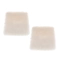 thumbnail image 1 of 2x Warm Faux Couch Chair Cushion Seat Pad 40x40cm White, 1 of 8