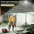 thumbnail image 6 of SideKing 360° Rechargeable Camping Light with Remote &Tripod Stand (8.4Ft) 3000LM LED Work Light 6000mAh Battery Ultra Bright 3CCT Dimmable Portable Telescopic Camp Light for Outdoor, Jobsite, 6 of 7