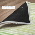 thumbnail image 6 of Addison Rugs Dream Shag Premium Machine Washable Transitional Stripes Green Rectangle Rug, 8' x 10', 6 of 8