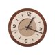 thumbnail image 5 of Reloj de pared con adorno de pared, silencioso, con marco de madera, para colgar en la cocina y el comedor. Redondo, 5 of 9