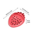 thumbnail image 3 of JeashCHAT Draining Fruit Plates, Double Layer Plastic Draining Plates for Kitchen, Strawberry Shaped Plastic Plates with Water Tray for Washing Fruits, 3 of 4