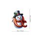 thumbnail image 1 of Adornos navideños colgantes de acrílico 2D con forma de muñeco de nieve y letras, para festivales navideños, para árbol de Navidad, para jardín y Halloween., 1 of 1