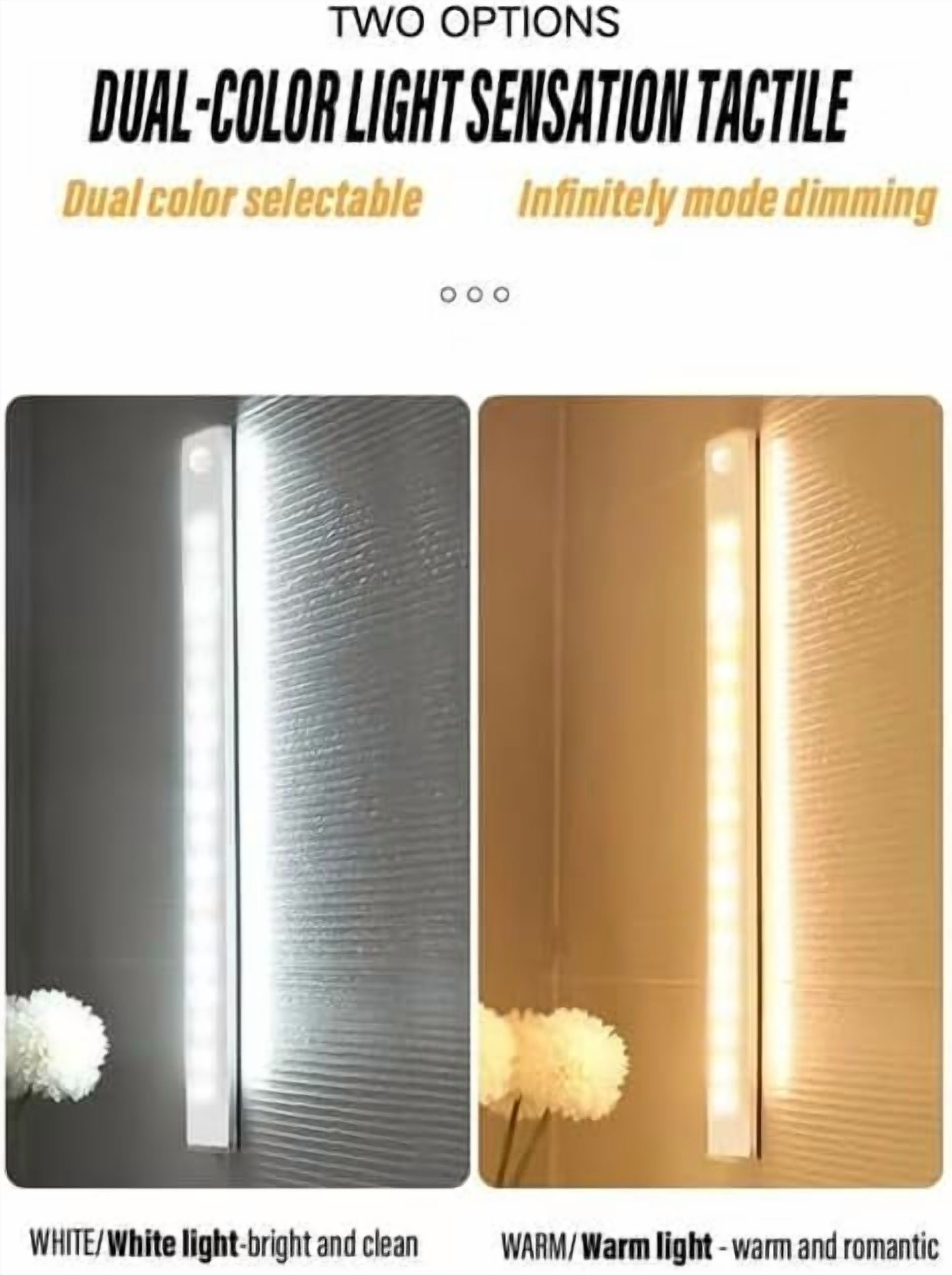 Smart Sensor Magnetic Rechargeable LED Lights, Rechargeable Motion Sensor Light,USB Magnetic Wireless Closet Lights,for Kitchen/Stairs