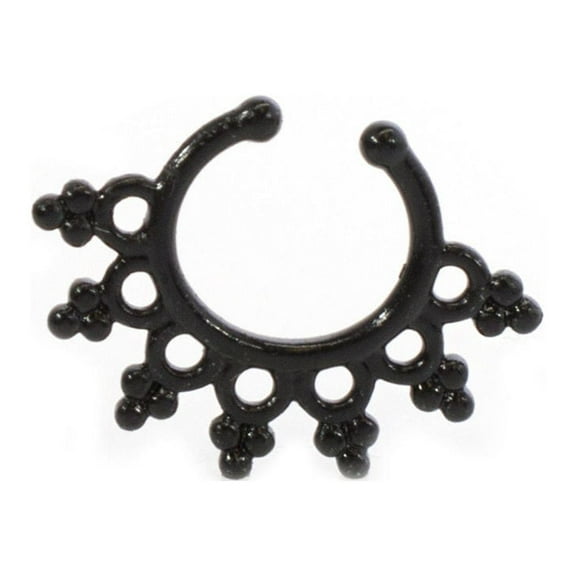 Septum Hanger Jewelry with Filigree Design  Made of Surgical Steel