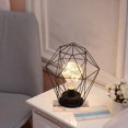 thumbnail image 2 of Lampe de table géométrique iron Art Home Decor light, 2 of 4