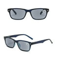 thumbnail image 3 of Gray Tinted Reading Glasses Sunglasses Readers Rectangle Spring Hinges 1.0~4.0, 3 of 3