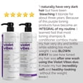 thumbnail image 4 of fave4 Violet Vibes Tone Strengthen Conditioner 25oz, 4 of 6