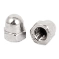 thumbnail image 1 of 20Pcs M6 Thread Dia Dome Head Cap Acorn Hex Nuts with 50Pcs M6X12mm Stainless Steel Hex Socket Button Head Screws, 1 of 7