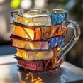 thumbnail image 4 of 3D Painted Book Coffee Mug, Unique Literary Gift for Book Lovers, Creative Novelty Mug for Literature Enthusiasts, 4 of 5