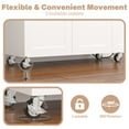 thumbnail image 5 of NAIYUFA Kitchen Island with Wheels & Adjustable Shelf,Modern Kitchen Islands with Power Outlets,Door Storage Cabinet,Drawers, 5 of 9