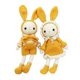 thumbnail image 1 of de de bricolaje hecho a mano para muñeca de conejo principiante Haz tu propia muñeca para adultos y Incluye hilo, gancho Todo en Amarillo Hugo equipos de ganchillo, 1 of 10
