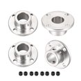thumbnail image 1 of Unique Bargains 12mm Inner Dia H13*D18 Rigid Flange Coupling Motor Guide Shaft Coupler Connector for DIY Parts 4Pcs, 1 of 4