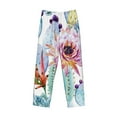 thumbnail image 4 of Sigee Cactus Print Men's Pajama Pants - Soft Lounge Sleep Bottoms with Elastic Waistband and Pockets-Medium, 4 of 9
