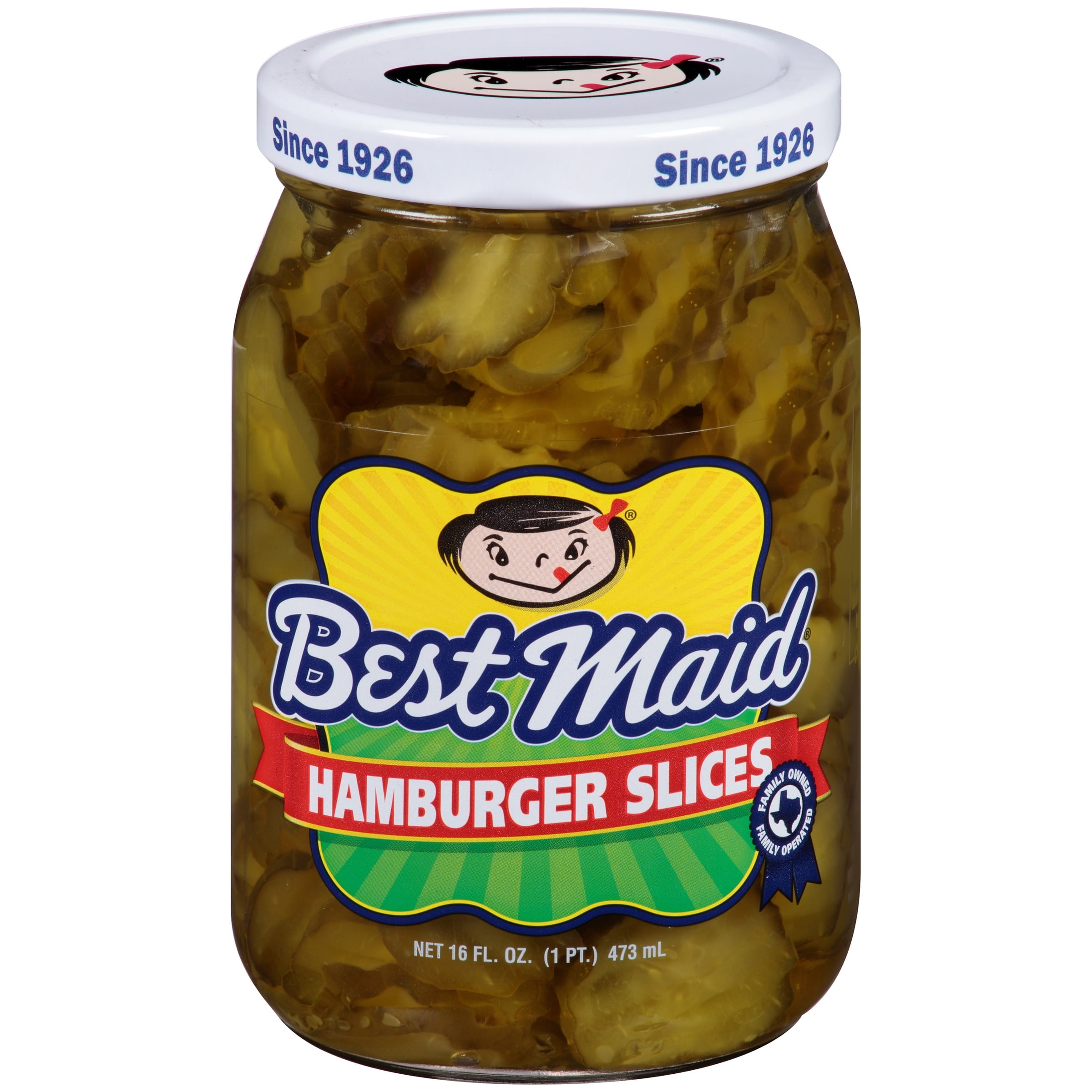 Best Maid® Hamburger Slices Pickles 16 fl. oz. Jar