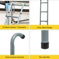 thumbnail image 4 of HOMCOM Outdoor 3-Step Trampoline Ladder, Fit 12ft & 14ft Trampoline, 4 of 10