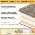 thumbnail image 6 of HAKUNA Upgrade Extra Large Dark Beige Bathroom Rug Set 3 Pieces Gray Ultra Soft, Thick Absorbent Bath Mats, Non Slip Chenille Toilet Mat Bathroom, Bedroom, Kitchen, Taupe, 6 of 8