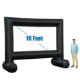 thumbnail image 1 of Costway 16FT Inflatable Movie Projector Screen Projection Outdoor Home Theater W/ Blower, 1 of 10