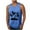 Blue, variant on Men's Workout Sleeveless Shirt Cute Summer Tropical Palm Tree Print Quick Dry Stretchy Swim Shirts Athletic Gym Running Beach Tank Top Blue M