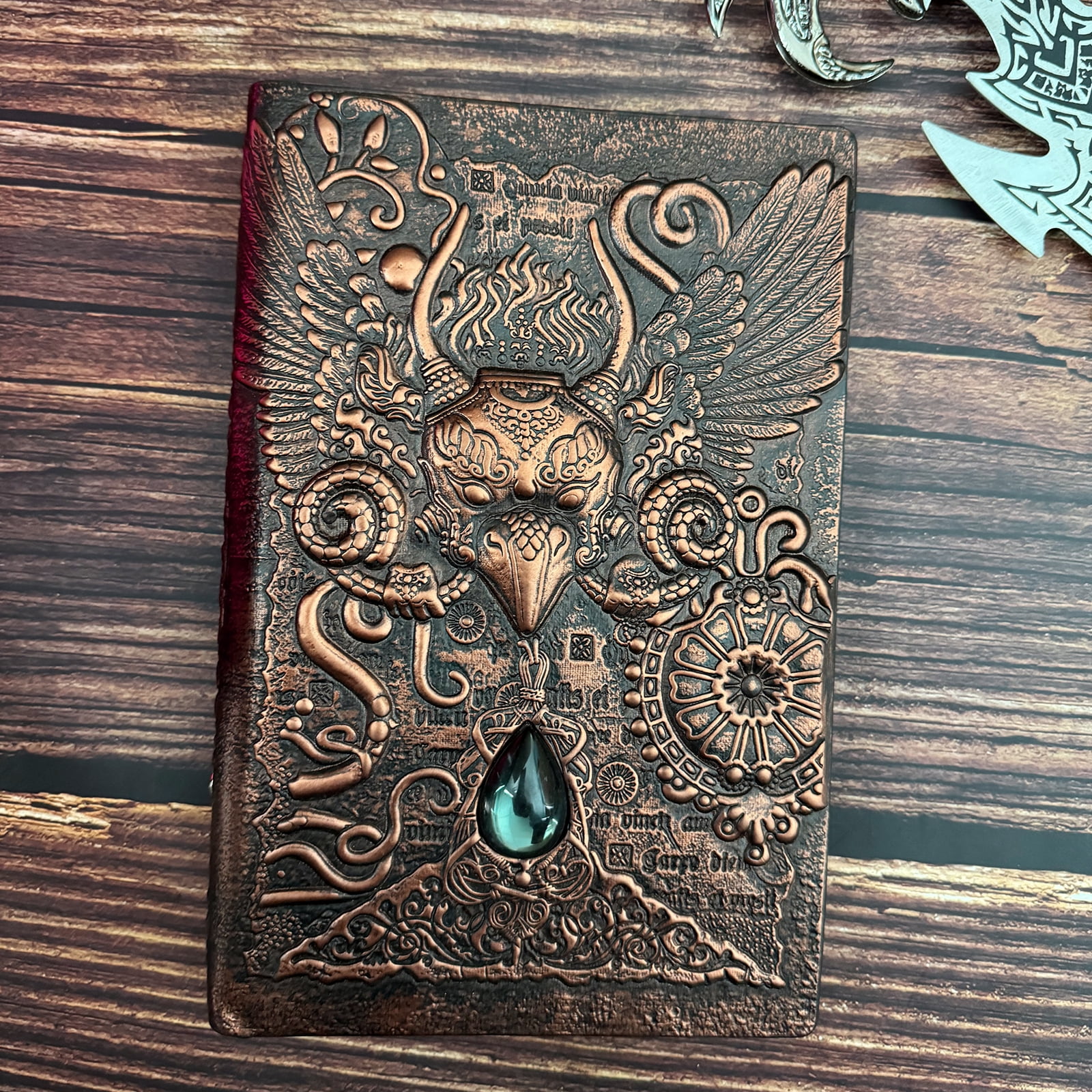 DND Notebook/Journal/Diary Embossed for Dungeons & Dragons/D&D,RPG Accessory for DMs and Players Nerdy Gift Men and Wome
