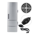 thumbnail image 3 of Compact Mini USB Fridge Freezer Cans Drink Beer Cooler Warmer Travel Car Office Use, 3 of 6