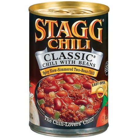 Stagg Chili Classic Chili With Beans, 15 Oz - Walmart.com
