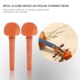 thumbnail image 1 of 4Pcs 4/4 Violon Partie de Chevilles Tuning, Bois de Jujube 4/4 Violon Corde Chevilles Tuning Pièces Accessoire Instrument de Remplacement, 1 of 8