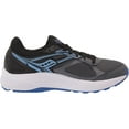 thumbnail image 6 of Saucony Womens Cohesion 14 Road Running Shoe 6 Charcoal/Jewel, 6 of 8
