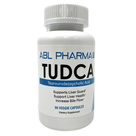 ABL PHARMA TUDCA 90 Veggie Caps 750 MG Tauroursodeoxycholic Acid Liver Health