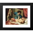 thumbnail image 2 of Felice Ficherelli 18x14 Black Modern Framed Museum Art Print Titled - Tarquin and Lucretia, 2 of 5