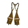 thumbnail image 4 of Bolso bandolera multiusos para hombre y mujer, tipo bandolera. Marrón, 4 of 9