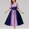thumbnail image 1 of Qiopertar Vente de Liquidation Robe Médiévale Renaissance à Manches Courtes pour Femmes Offres de la Semaine Moins de 5$, 1 of 9