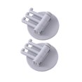 thumbnail image 2 of Assorted Color Rotatable Wall Hooks for Bathroom Made of Plastic Great for Home Use 3Arms Design, 2 of 2