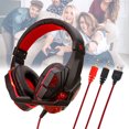thumbnail image 2 of For PS4 Gaming Headset Gaming Headphones Durable Adjustable Head Mounted Computer Accessories Luminous Headphones, 2 of 9