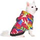 thumbnail image 2 of Fotbe Colorful Bananas Sudadera con Estampado para Perros Pequeños – Suéter con Capucha para Mascotas, Tela Suave de Forro Polar con Bolsillo-Small, 2 of 7